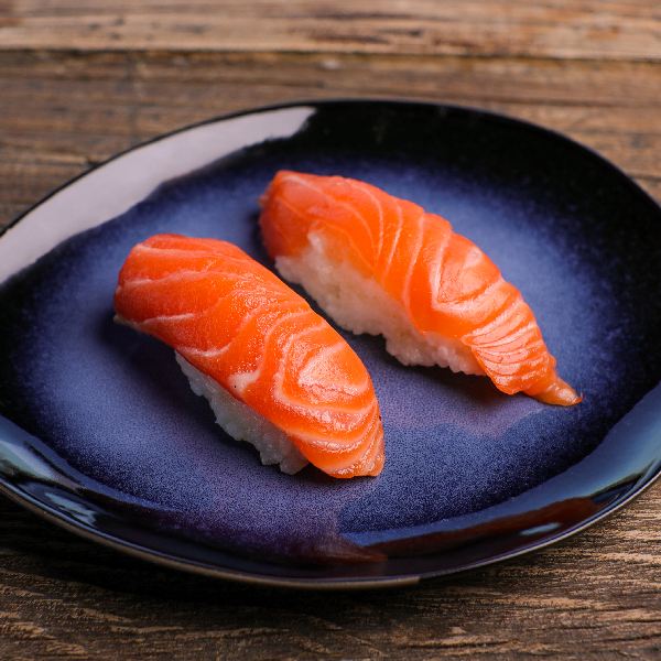 sushis saumon laqué